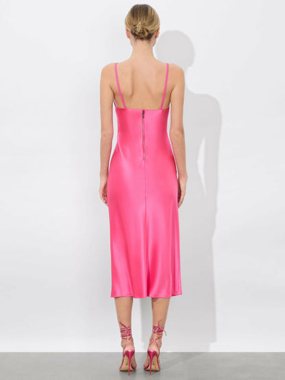 Kiro Slip Dress In Wild Pink - Alice + Olivia Women