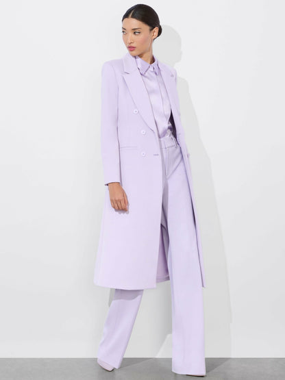 Shepherd Long Blazer In Lilac - Alice + Olivia Women