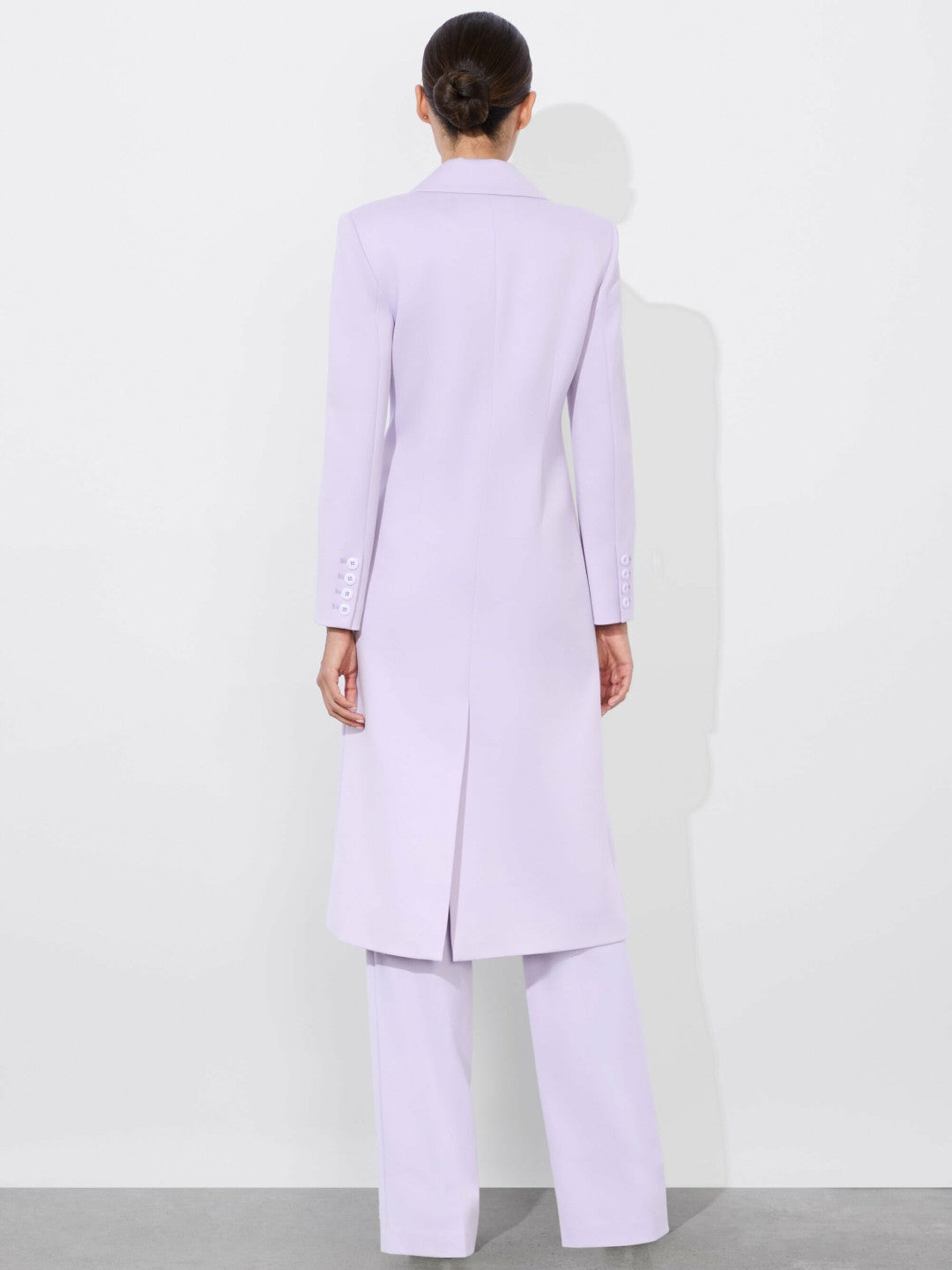 Shepherd Long Blazer In Lilac - Alice + Olivia Women
