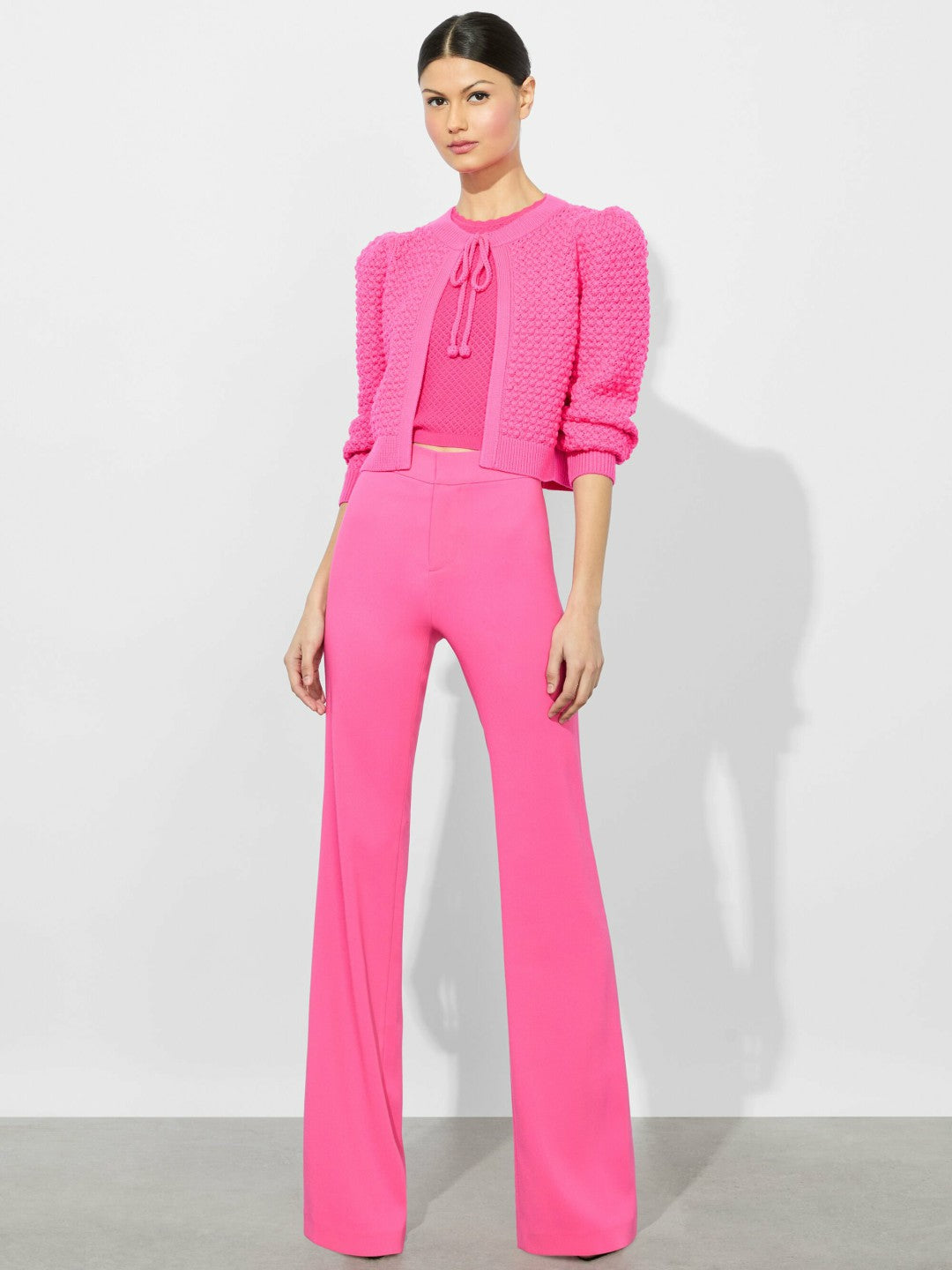 Kitty Cardigan In Wild Pink - Alice + Olivia Women