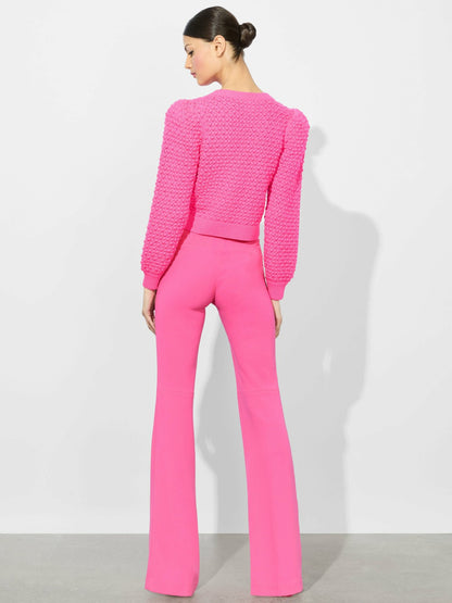 Kitty Cardigan In Wild Pink - Alice + Olivia Women