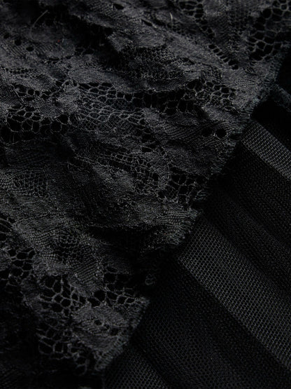 Marzita Lace Midi Dress In Black - Alice + Olivia Women