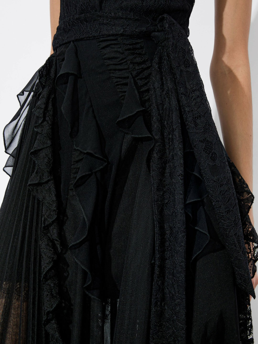 Marzita Lace Midi Dress In Black - Alice + Olivia Women