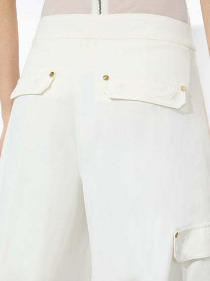 Milo Cargo Pant In Off White - Alice + Olivia Women