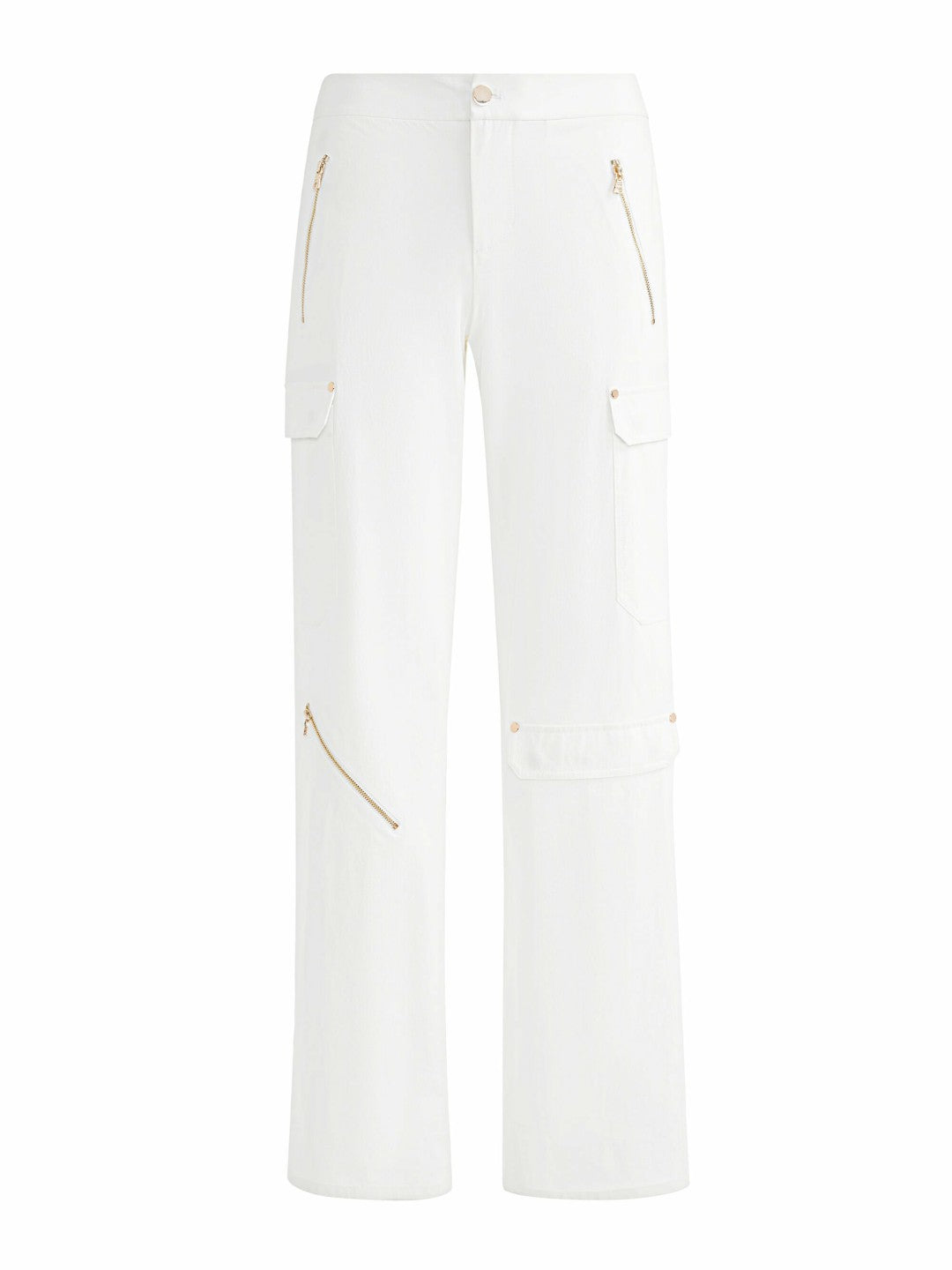 Milo Cargo Pant In Off White - Alice + Olivia Women