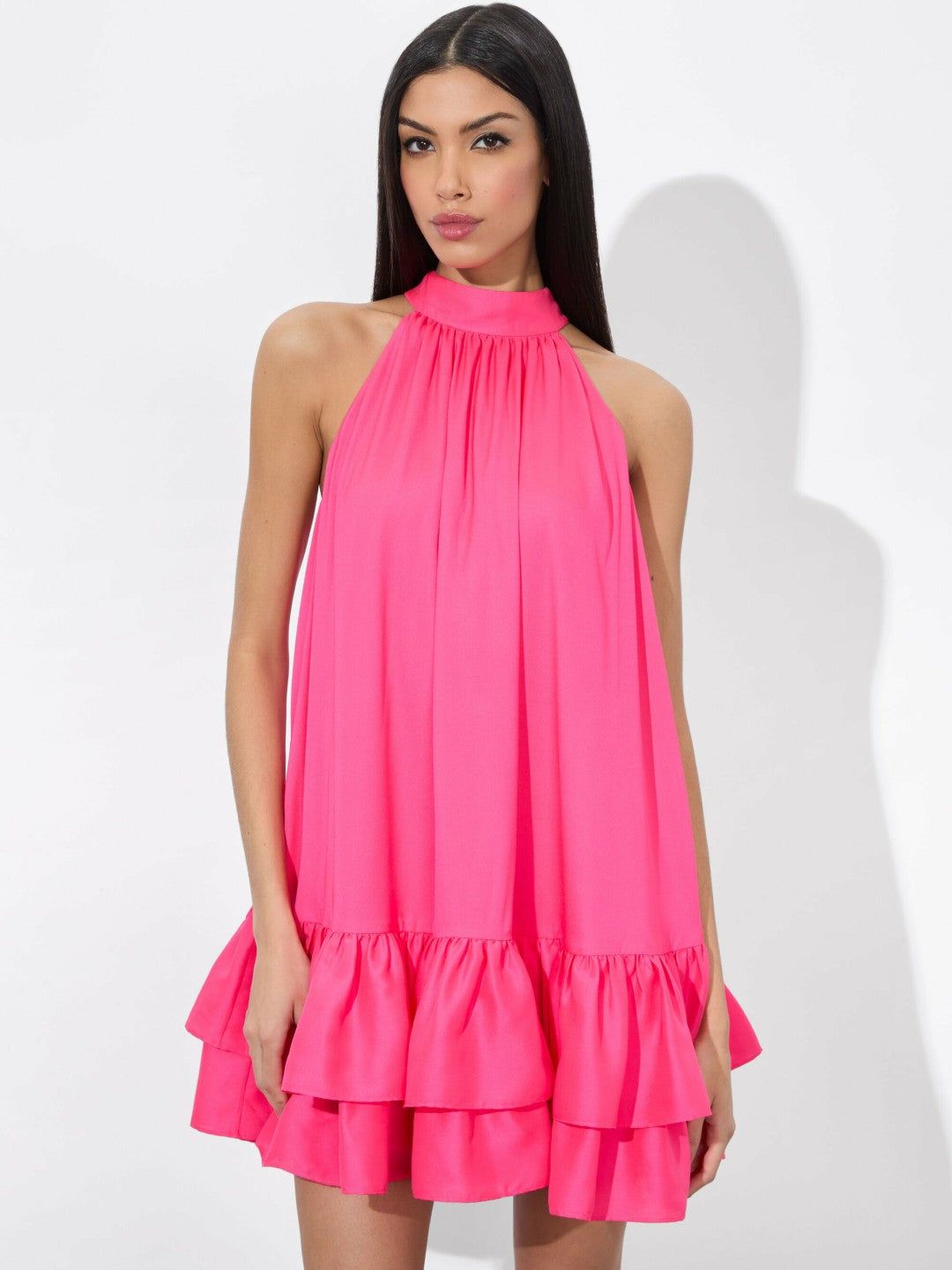 Erna Mini Dress In Wild Pink - Alice + Olivia Women