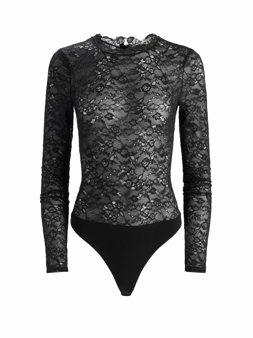 Taeyn Lace Bodysuit In Black - Alice + Olivia Women