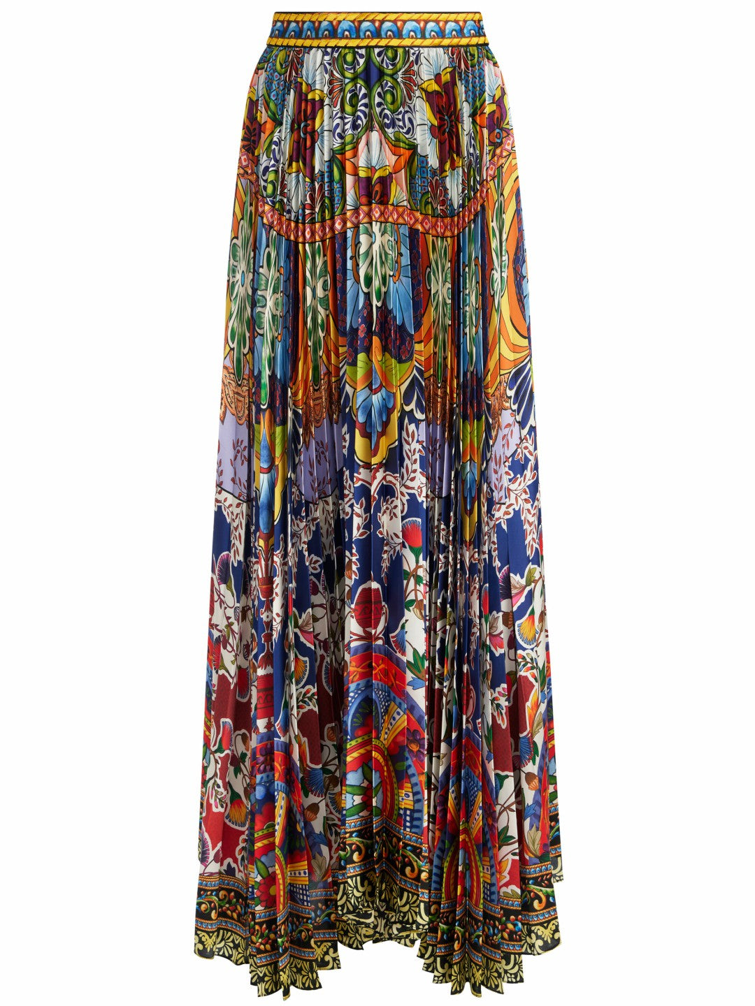 Katz Pleated Maxi Skirt In On The Road - Alice + Olivia Women