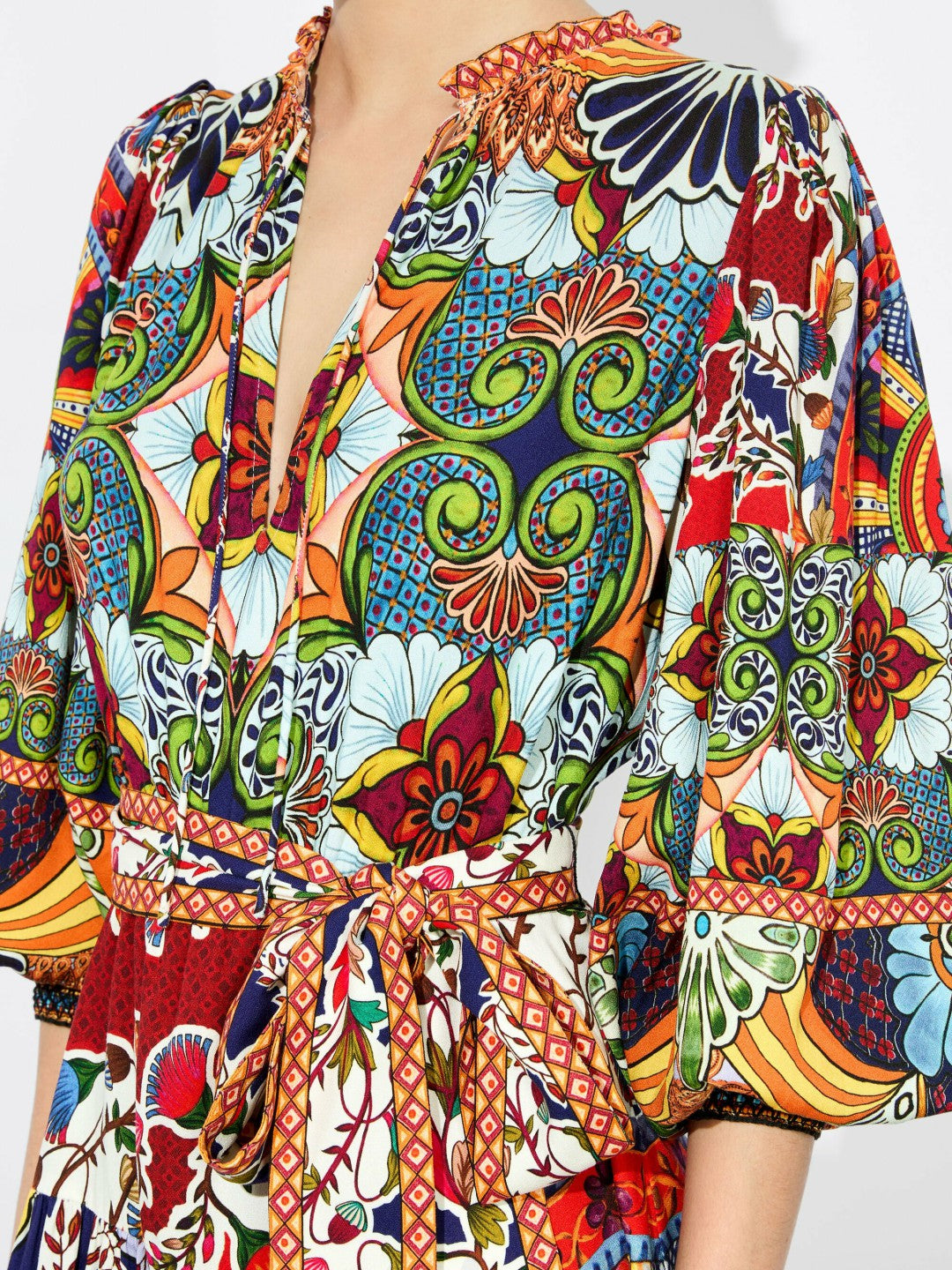 Sadie Mini Shirt Dress In On The Road - Alice + Olivia Women