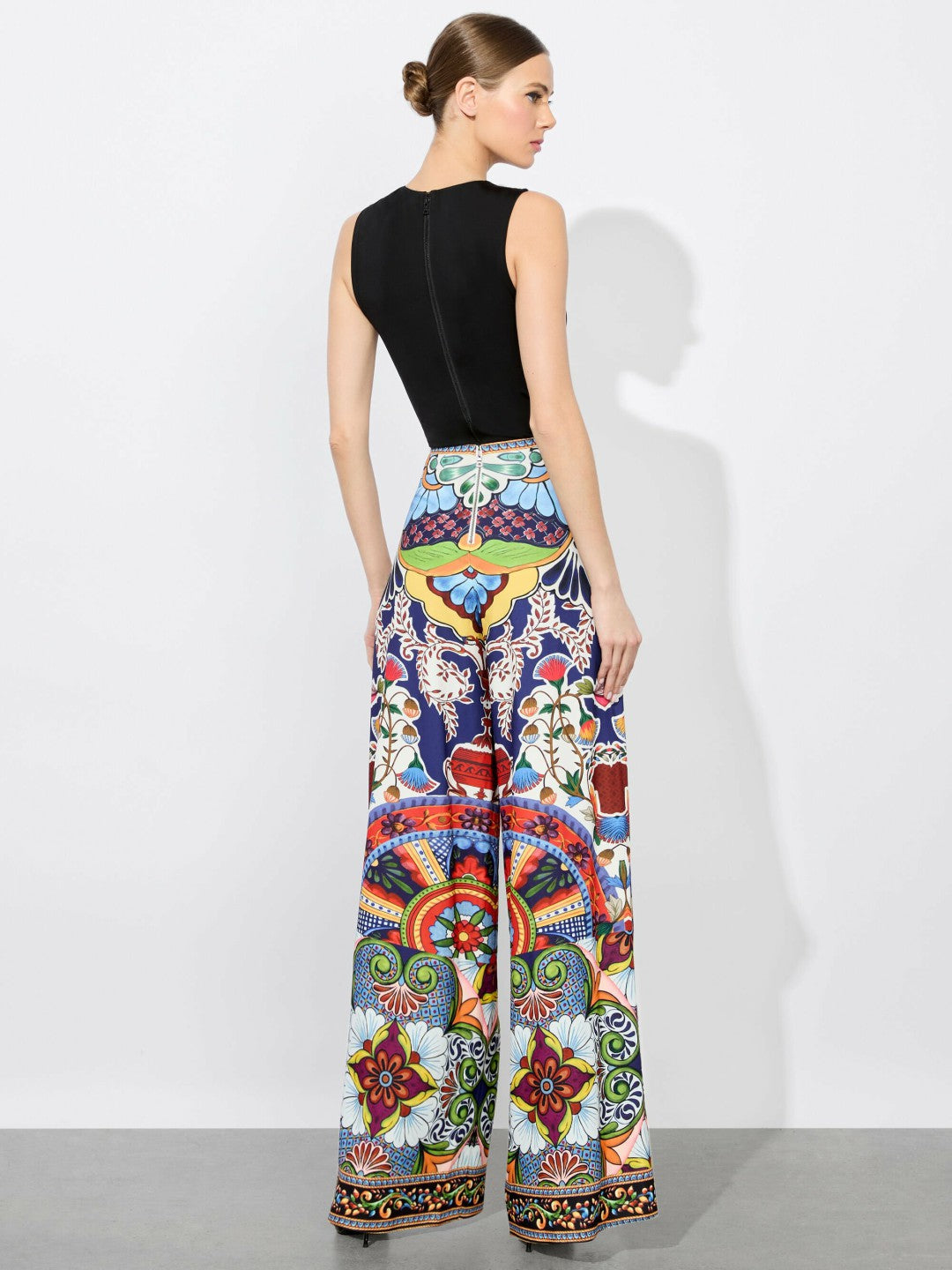Athena Wide Leg Pant In On The Road - Alice + Olivia Women