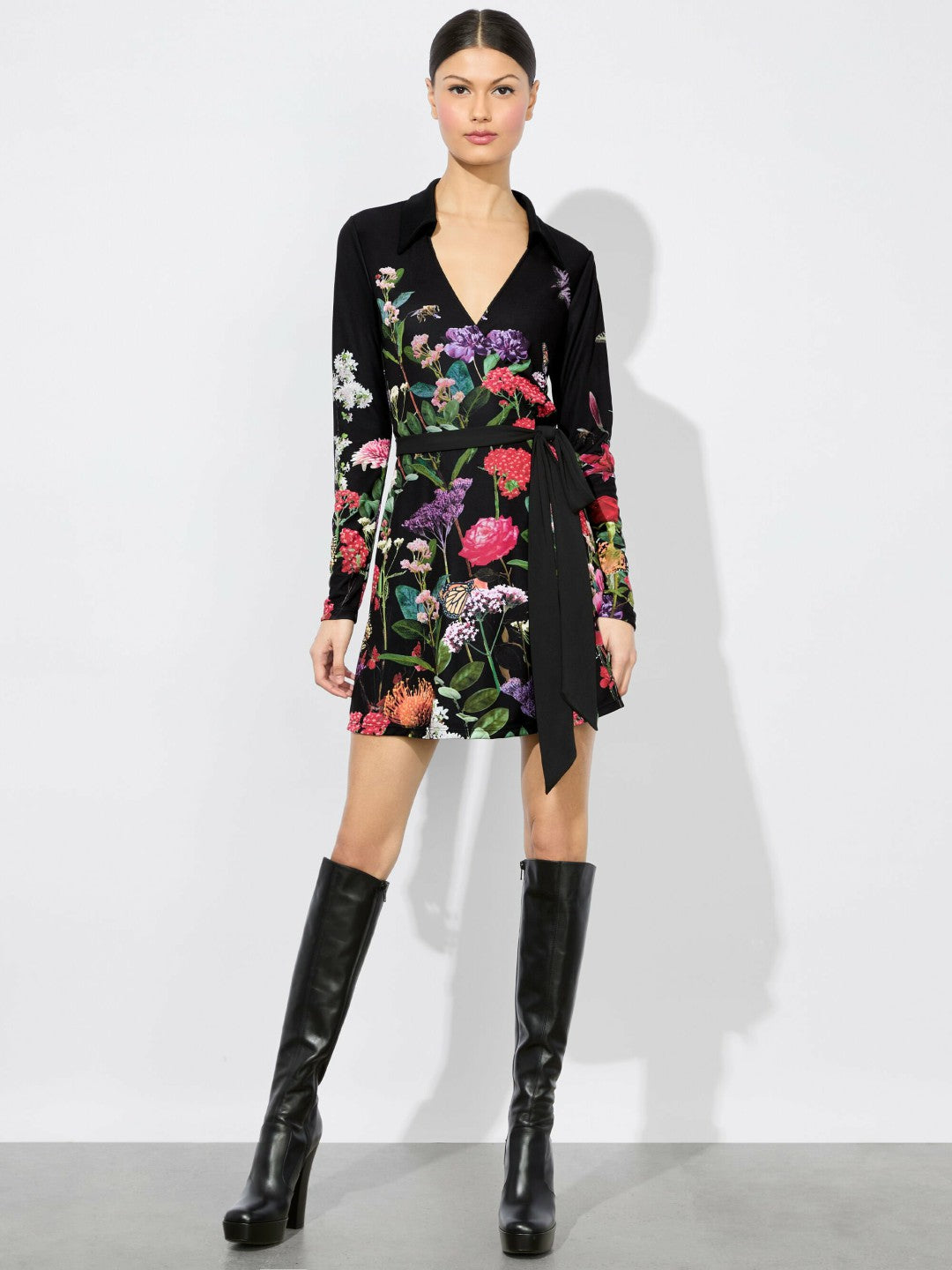 Millicent Mini Dress In Secret Garden - Alice + Olivia Women