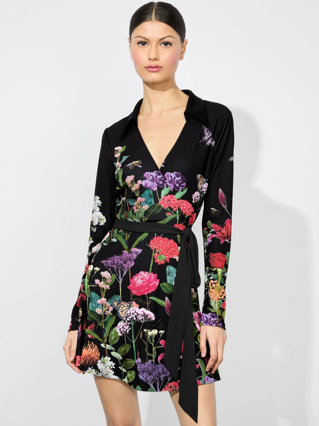 Millicent Mini Dress In Secret Garden - Alice + Olivia Women