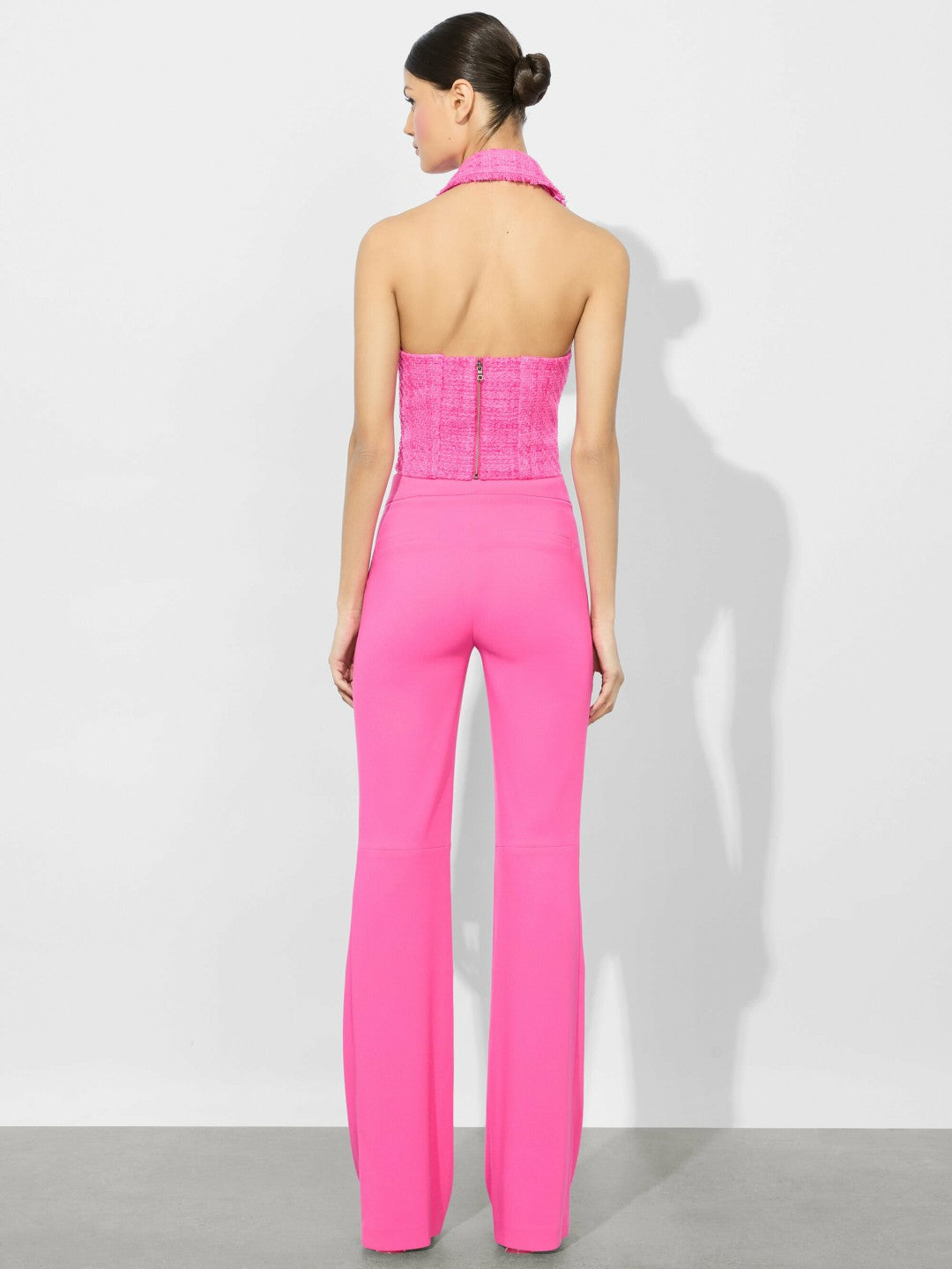 Meri Halter Vest In Wild Pink - Alice + Olivia Women