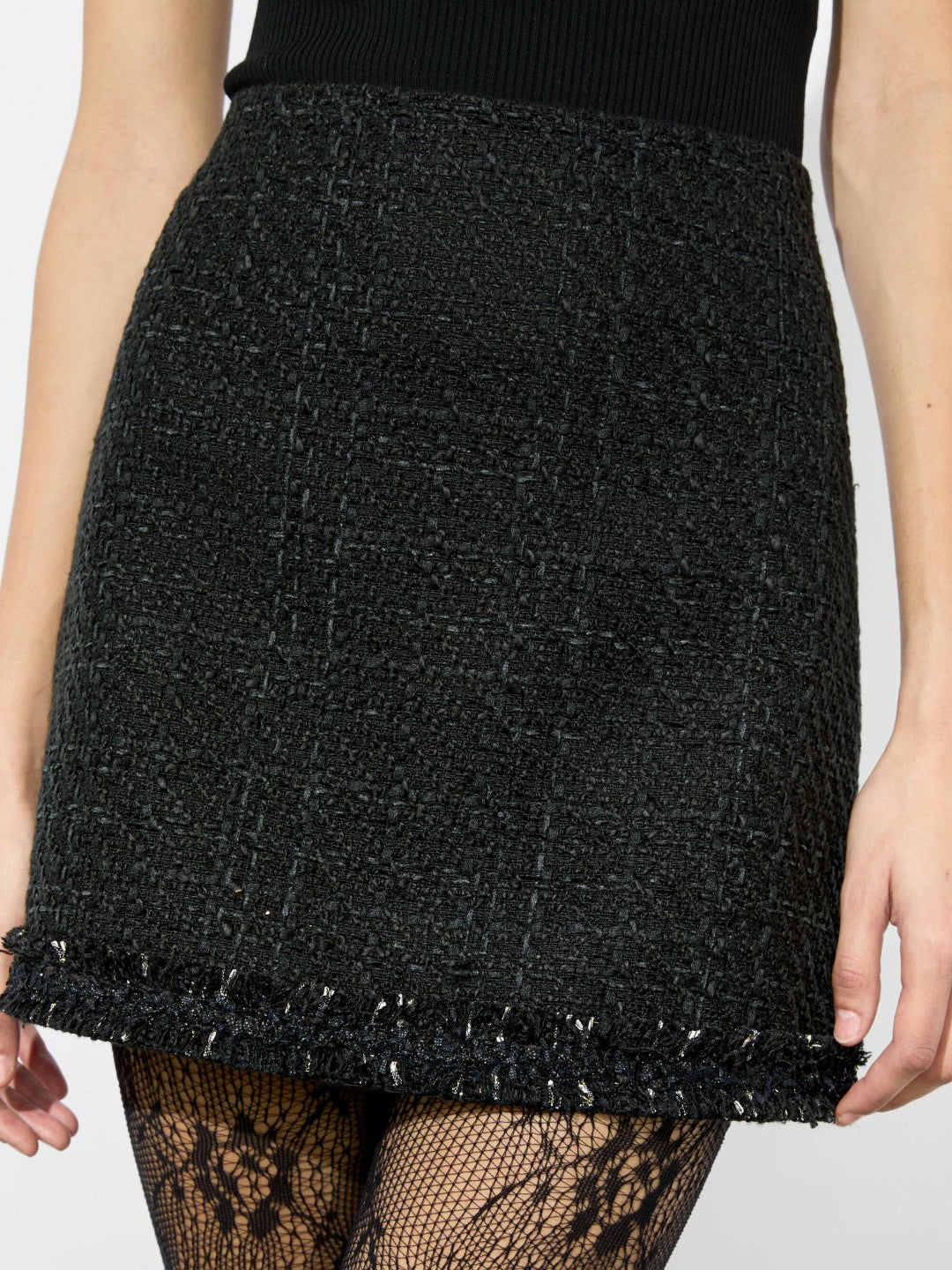 Riley Mini Skirt In Black - Alice + Olivia Women