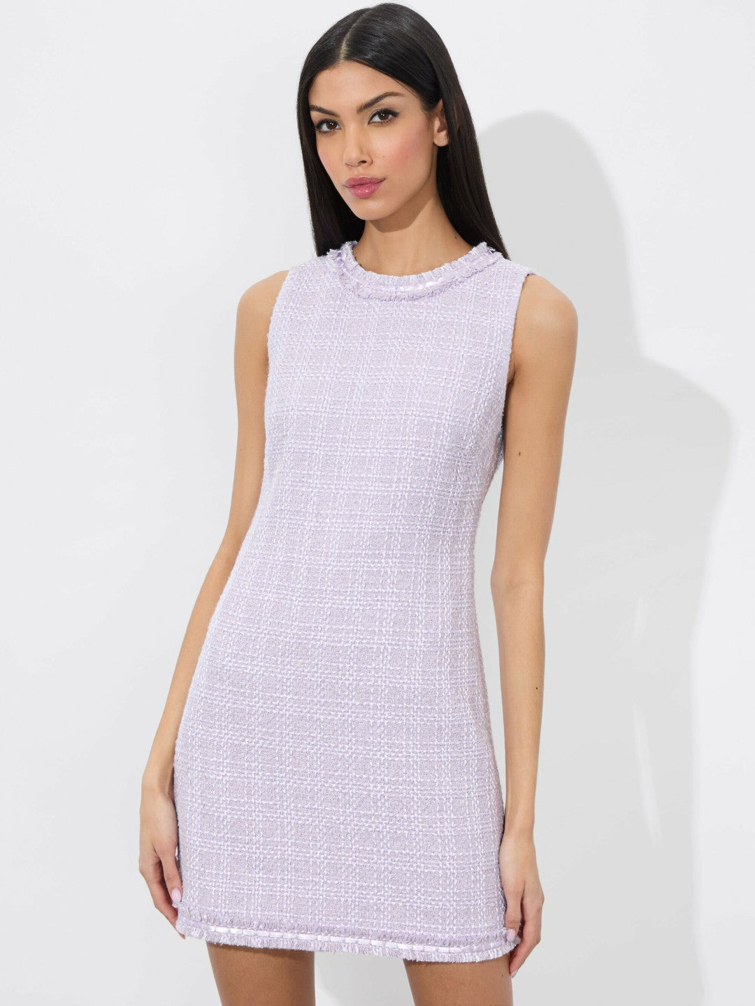 Coley Mini Dress In Lilac - Alice + Olivia Women