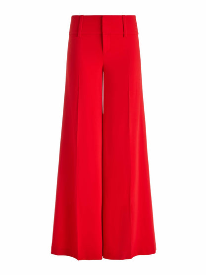 Olivia Pant In Bright Ruby - Alice + Olivia Women