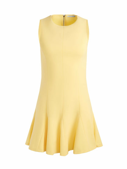 Isa Mini Dress In Butter - Alice + Olivia Women