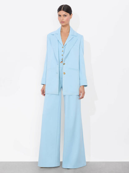 Margot Blazer In Mineral Blue - Alice + Olivia Women