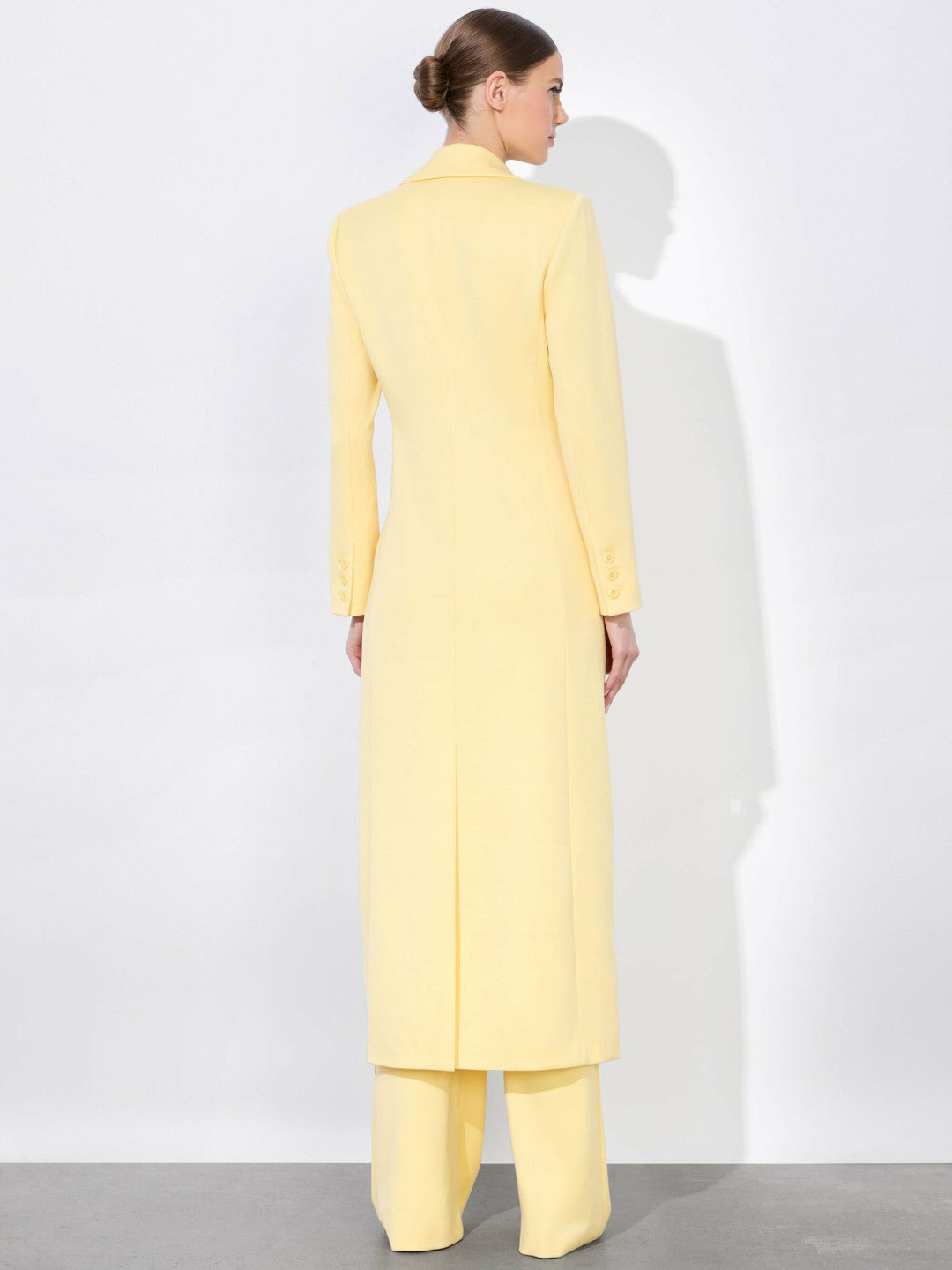 Macey Long Blazer In Butter - Alice + Olivia Women