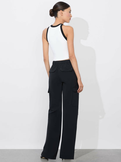 Rydel Tank In Soft White/black - Alice + Olivia Women