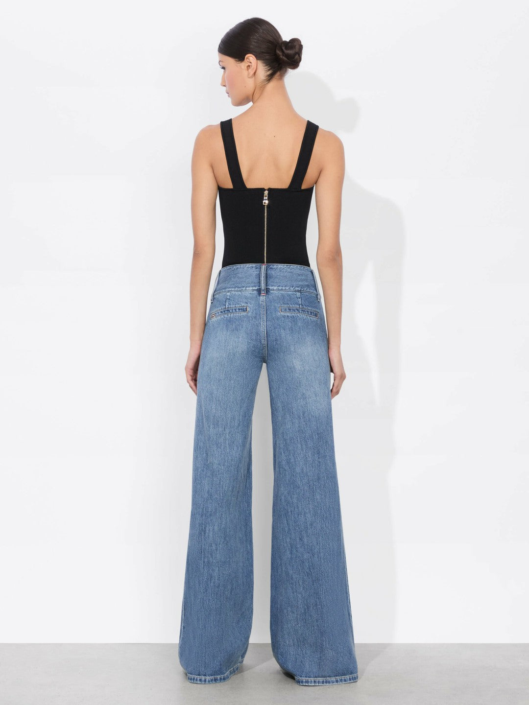 Sariah Corset Tank In Black - Alice + Olivia Women