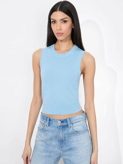 Araceli Shell In Mineral Blue - Alice + Olivia Women