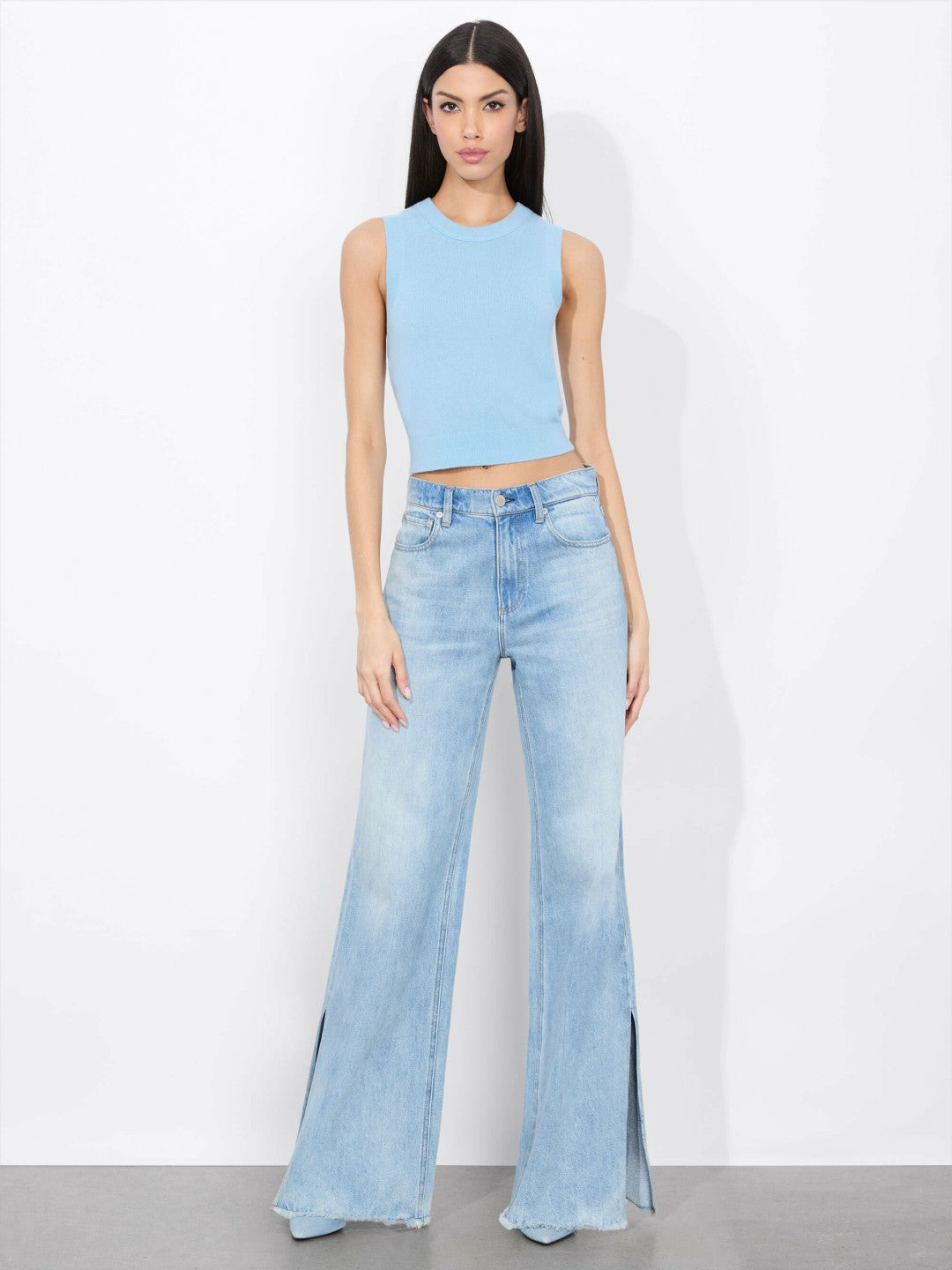 Araceli Shell In Mineral Blue - Alice + Olivia Women