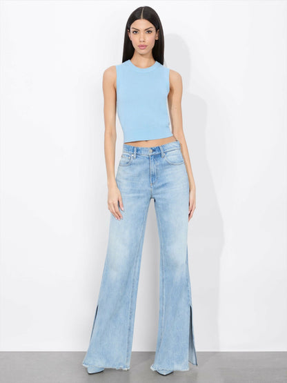 Araceli Shell In Mineral Blue - Alice + Olivia Women