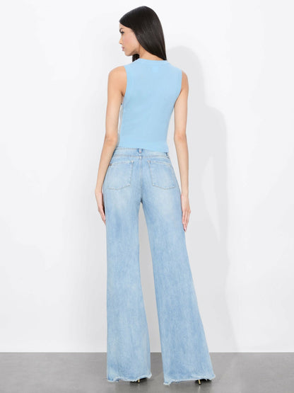 Araceli Shell In Mineral Blue - Alice + Olivia Women