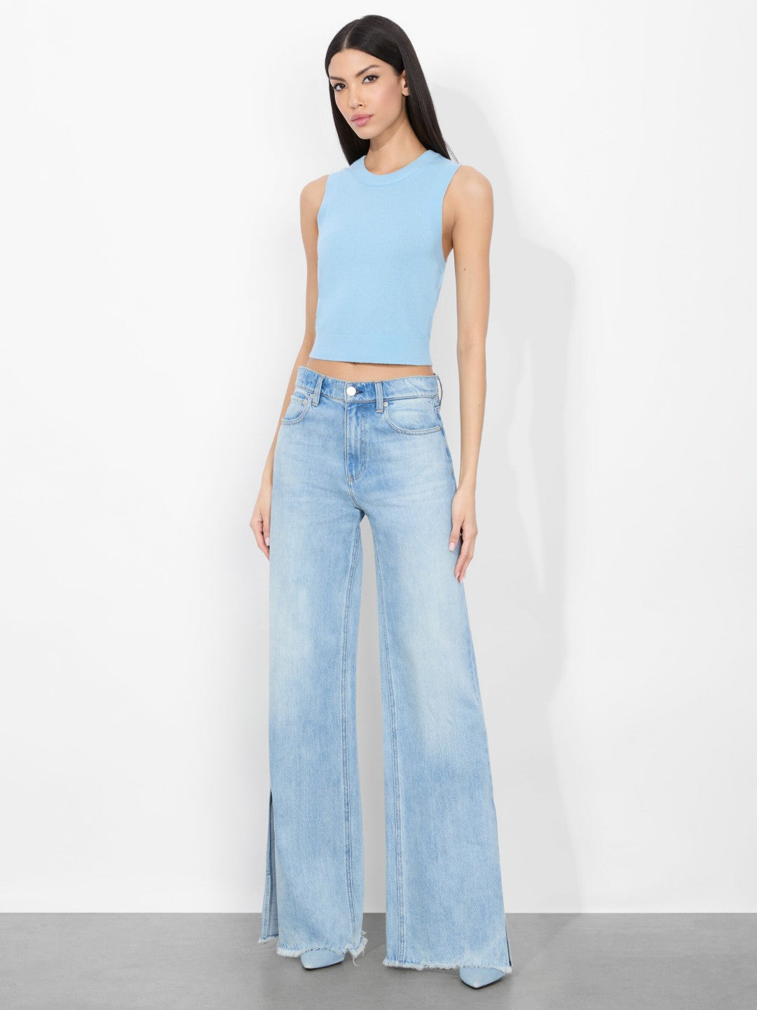 Araceli Shell In Mineral Blue - Alice + Olivia Women