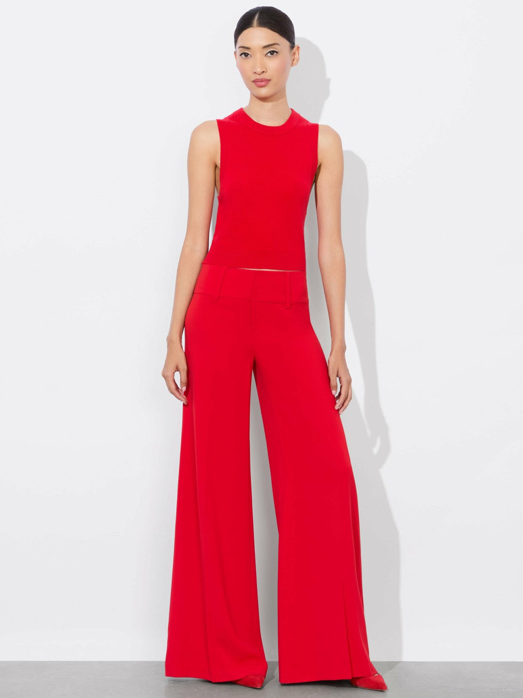 Araceli Shell In Bright Ruby - Alice + Olivia Women