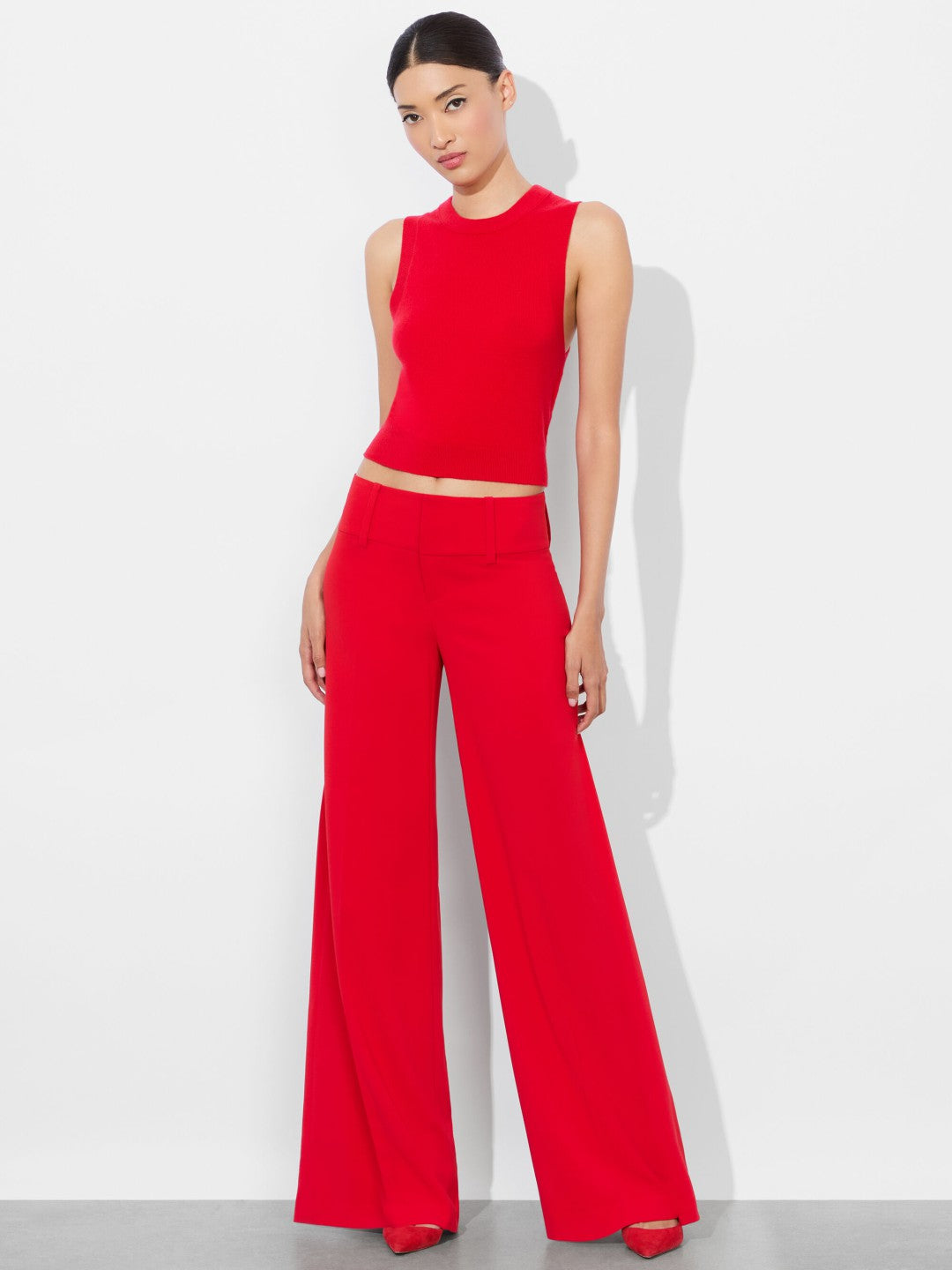 Araceli Shell In Bright Ruby - Alice + Olivia Women