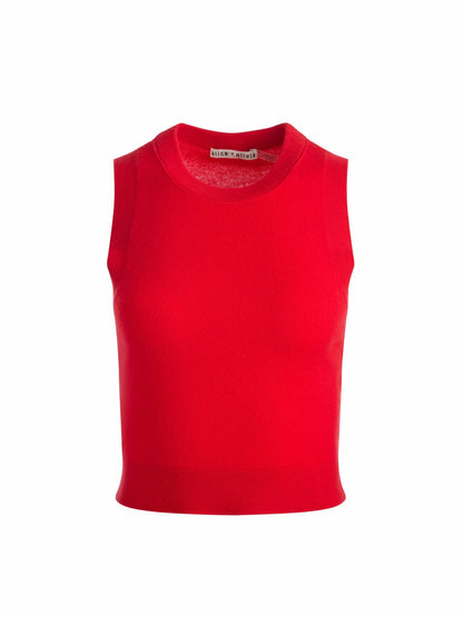 Araceli Shell In Bright Ruby - Alice + Olivia Women