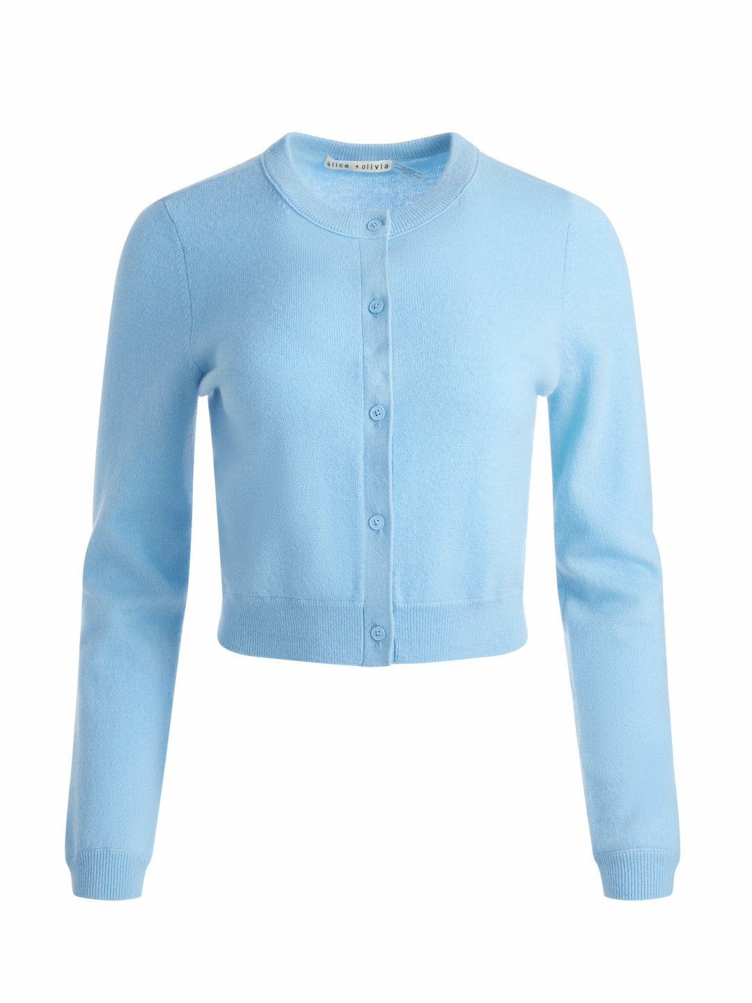 Dollie Cashmere Cardigan In Mineral Blue - Alice + Olivia Women