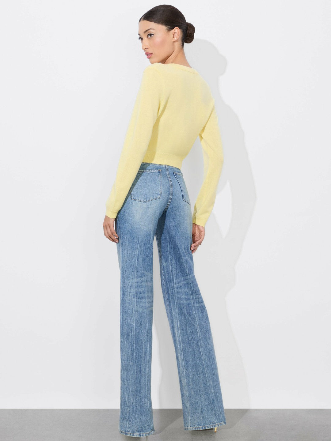 Dollie Cashmere Cardigan In Butter - Alice + Olivia Women
