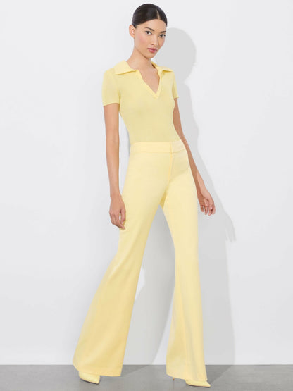 Martha Polo In Butter - Alice + Olivia Women