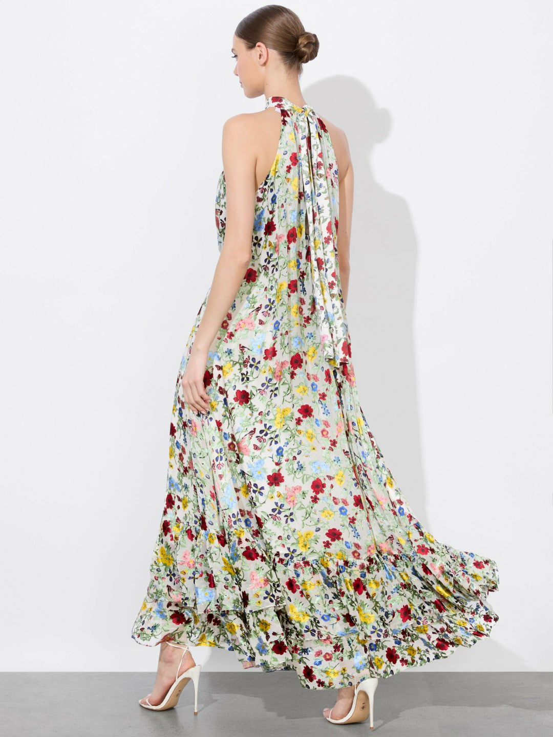Jovie Maxi Dress In Dollhouse - Alice + Olivia Women
