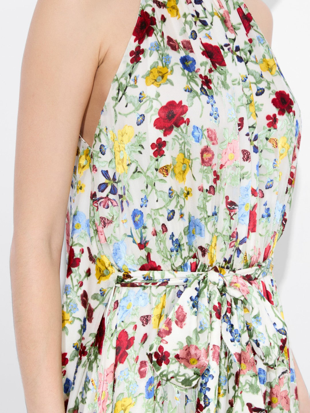 Jovie Maxi Dress In Dollhouse - Alice + Olivia Women