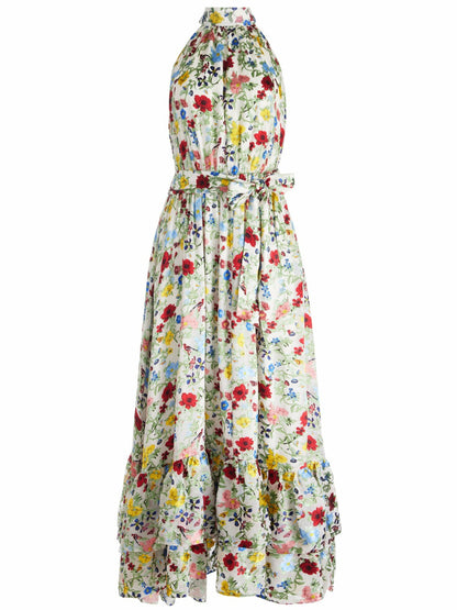 Jovie Maxi Dress In Dollhouse - Alice + Olivia Women