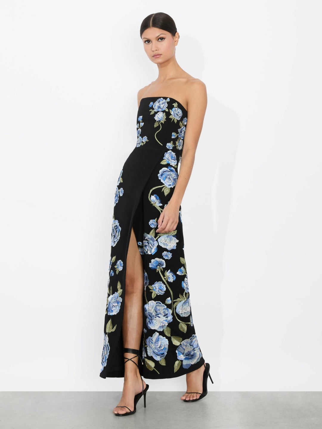 Jeri Overskirt Romper In Black - Alice + Olivia Women