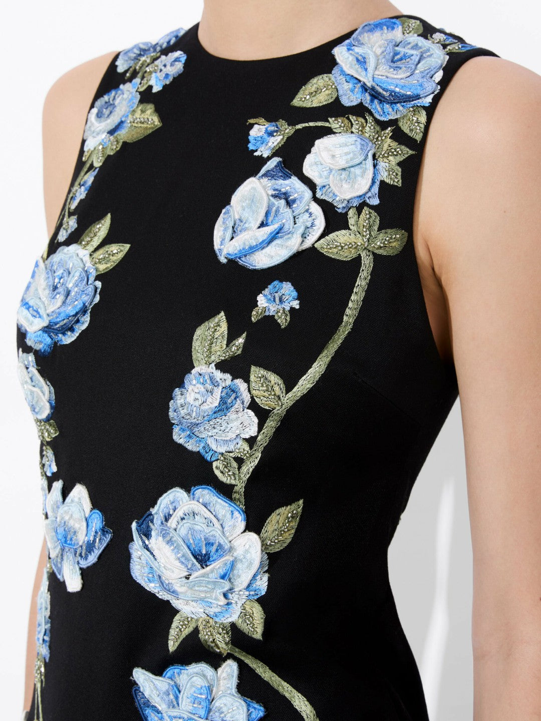 Clyde Mini Dress In Black Multi - Alice + Olivia Women