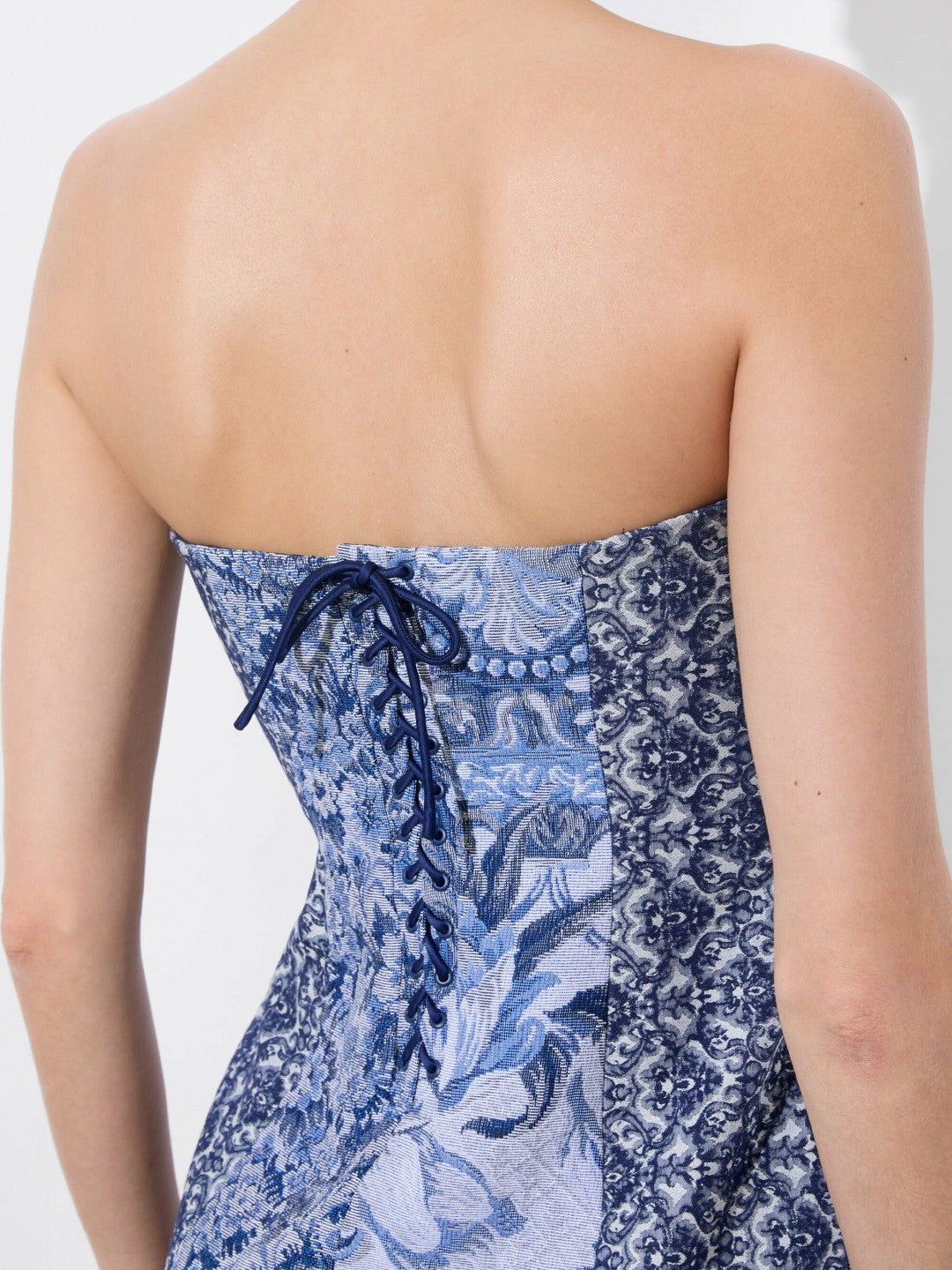 Violet Mini Dress In Blue Multi - Alice + Olivia Women