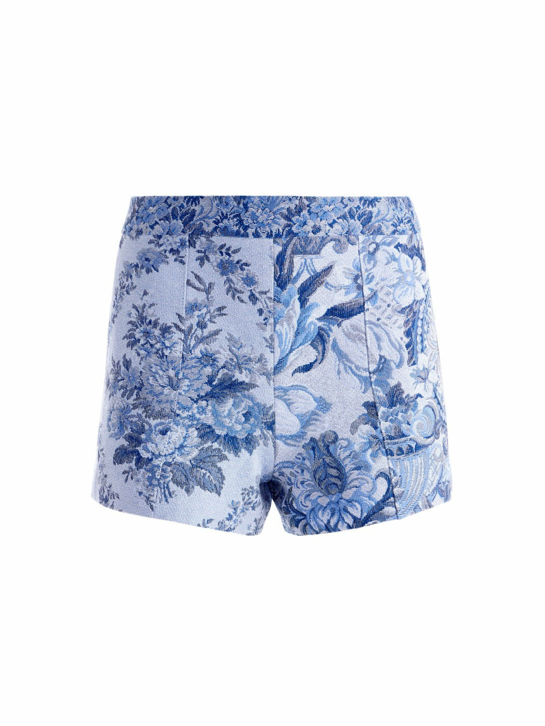 Hera Mixed Media Short In Blue Multi - Alice + Olivia Women