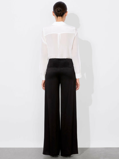Willa Silk Blouse In I Am Woman Off White - Alice + Olivia Women