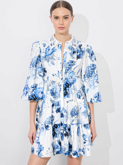 Junia Mini Dress In Affection Small - Alice + Olivia Women