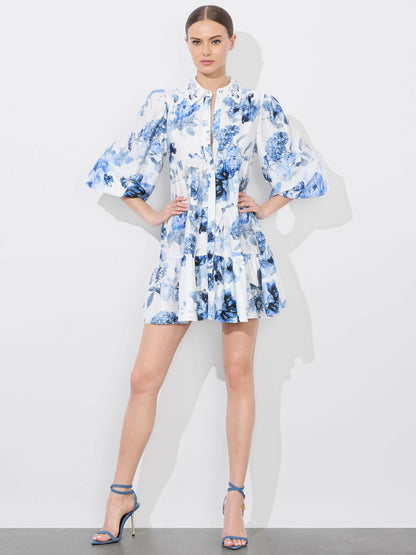 Junia Mini Dress In Affection Small - Alice + Olivia Women