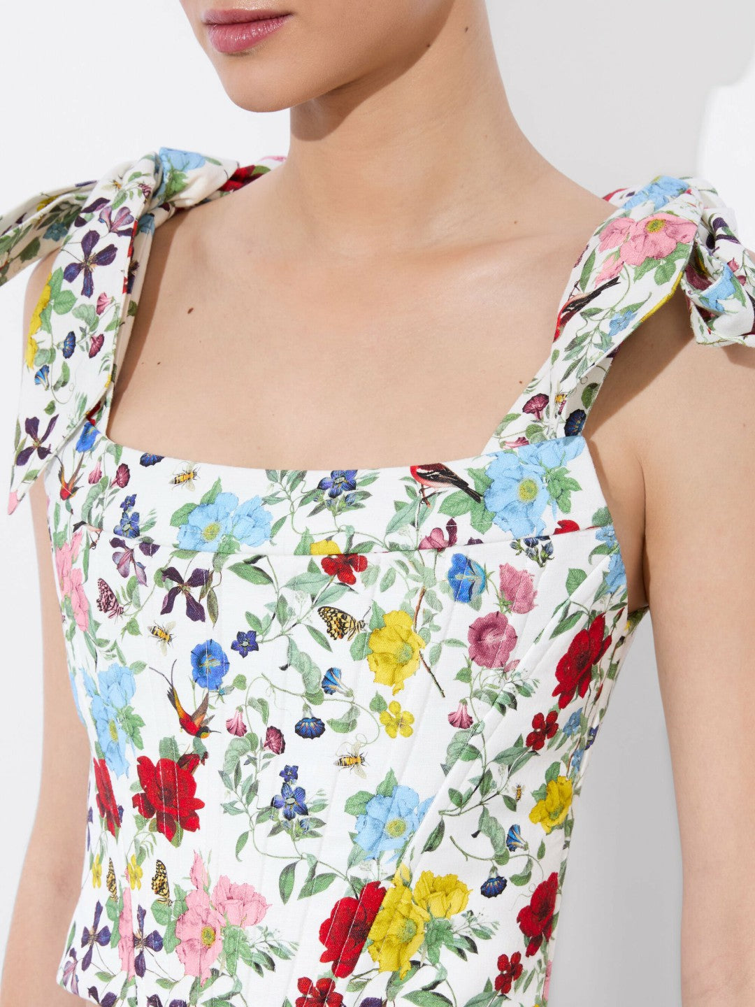Clara Bow Strap Bustier In Dollhouse - Alice + Olivia Women
