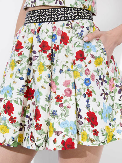 Haven Mini Skirt In Dollhouse - Alice + Olivia Women