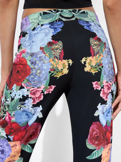 Andrew Pant In Garden Brunch Black - Alice + Olivia Women