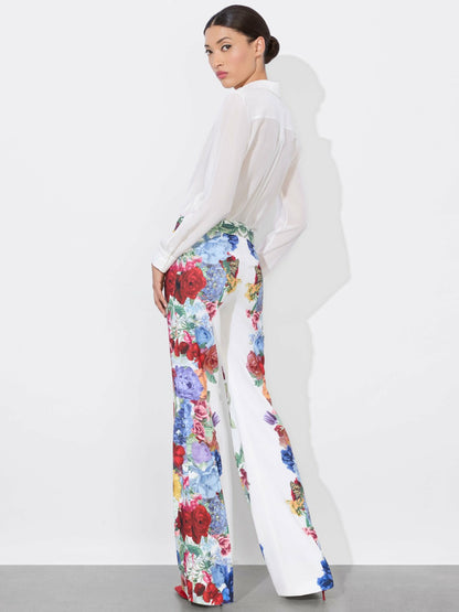 Andrew Pant In Garden Brunch Off White - Alice + Olivia Women